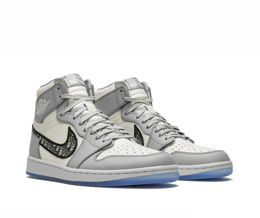 Air Jordan 1 High OG Dior — Limited Edition Grey/White 2020 Release