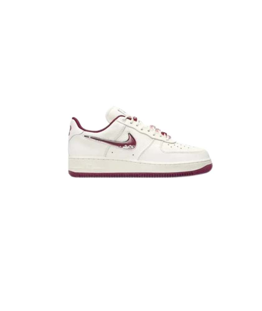 Nike Air Force 1 Low White/Maroon