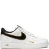 airforce 1 white gold mini swoosh