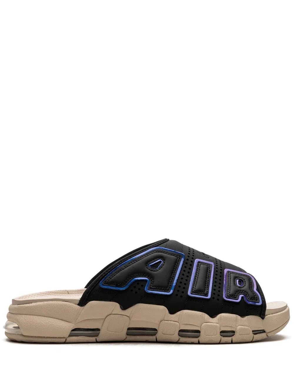 NIK E UPTEMPO BEIGE SLIDES