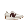 New Balance 327 White/Burgundy