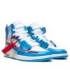 Off-White x Air Jordan 1 "UNC" - Blue/White High-Top Sneaker | Limited Edition