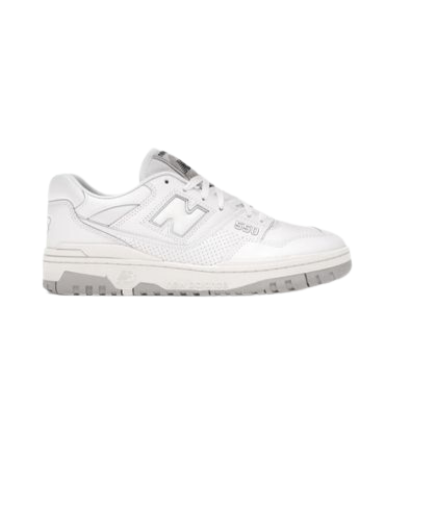 New Balance 550 White/Grey Men’s Sneakers – Minimalist Retro Style