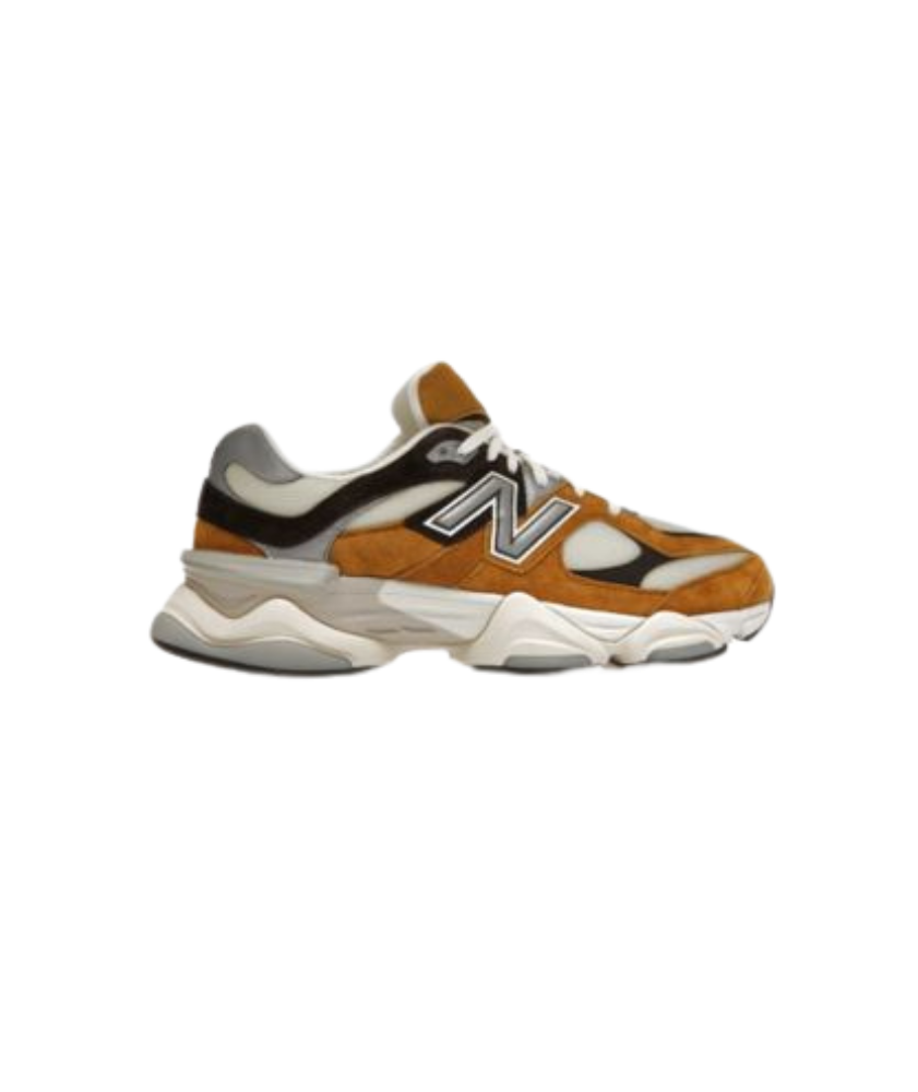 New Balance 9060 Tan Suede Mesh – Chunky Y2K Runner Sneaker