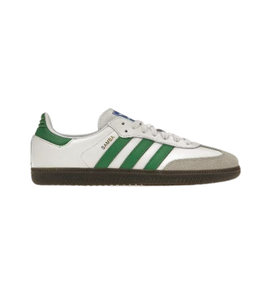 Adidas Samba OG White/Green Sneakers